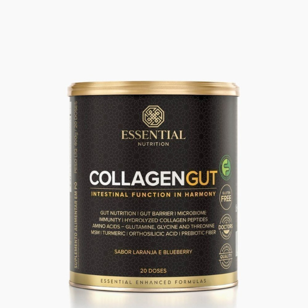 COLLAGEN GUT LARANJA E BLUEBERRY (400G) ESSENTIAL