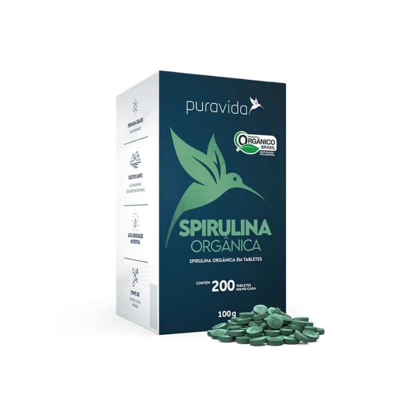 Spirulina Premium 500mg | 200 Tabs | Pura Vida