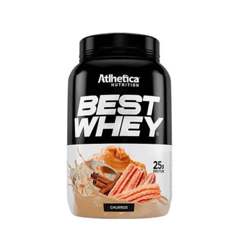 Best Whey 900g | Sabor Double Churros | Atlhetica Nutrition